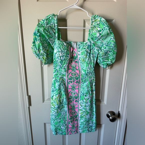 LILLY PULITZER Daniela Puff Sleeve Dress - Picture 2 of 5